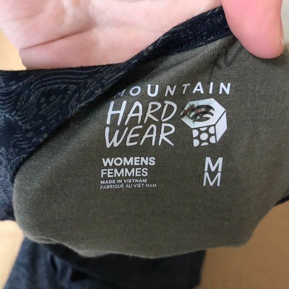 MOUNTAIN HARDWEAR - WOMEN'S MEDIUM - BLUE SLEEVELESS  SUMMER LIGHTWEIGHT DRESS - Picture 4 of 5